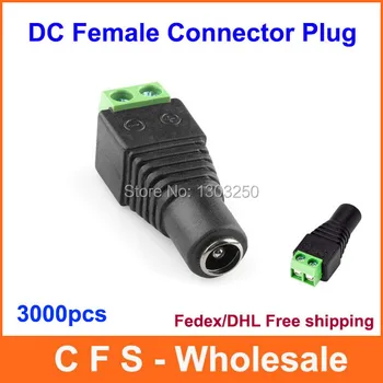 2.1mm DC Power plug Female Barrel Plug Adapter Plug Connector jack Terminals For LED strip 3000pcs Fedex / DHL Free shipping
2.1mm DC Power plug Female Barrel Plug Adapter Plug Connector jack Terminals For LED strip 3000pcs Fedex / DHL Free shipping