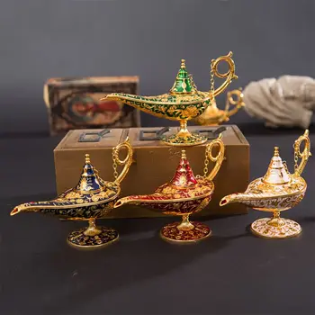 Genie Lamp Light Wishing Tea Pot Retro Furnishing Article Light Costume Lamp Home Table Decoration Metal Craft
Genie Lamp Light Wishing Tea Pot Retro Furnishing Article Light Costume Lamp Home Table Decoration Metal Craft