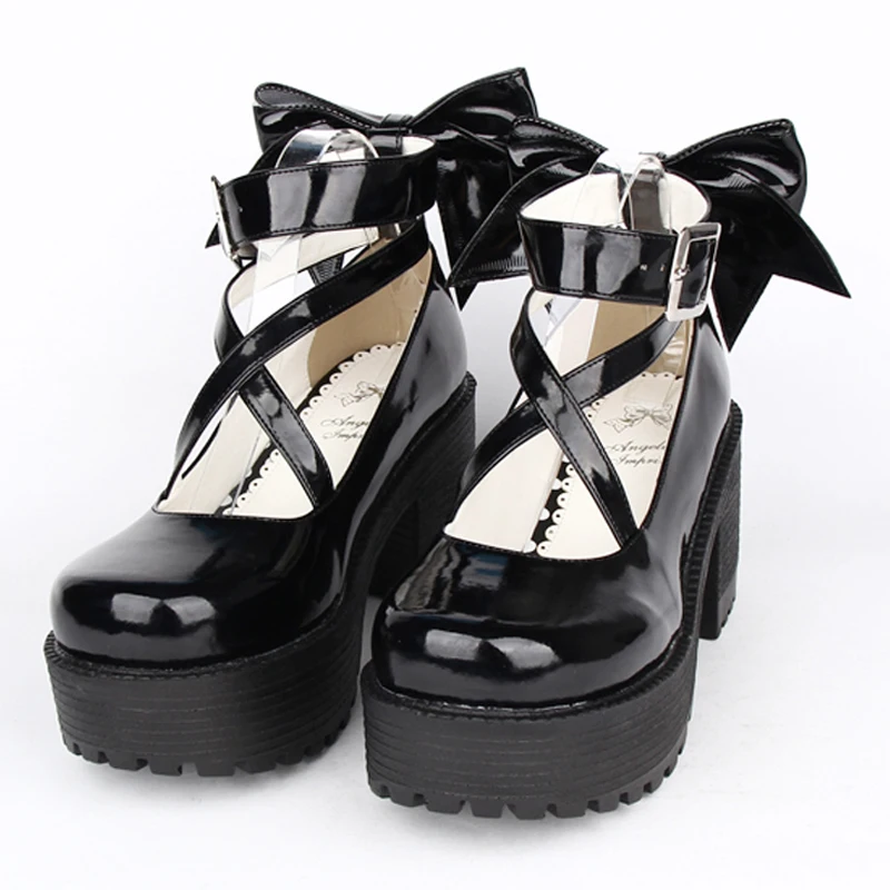 female spring Autumn anime lolita cosplay shoes leather Princess women heeled shoes Bow high heels platform shoes
female spring Autumn anime lolita cosplay shoes leather Princess women heeled shoes Bow high heels platform shoes