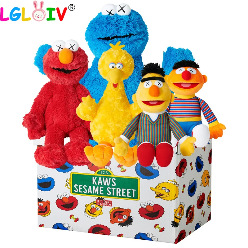 LGLOIV 45-55cm Plush Toy Sesame Street Elmo Bert Ernie Big Bird Stuffed Plush Toy Factory Direct Sales Accept Drop-shipping
LGLOIV 45-55cm Plush Toy Sesame Street Elmo Bert Ernie Big Bird Stuffed Plush Toy Factory Direct Sales Accept Drop-shipping