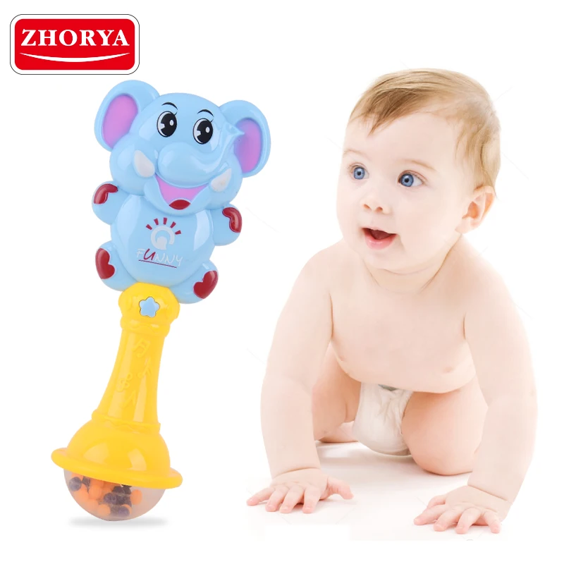 Zhorya Baby Rattles Toy Toddler Animal Elephant Hand Bell with Sound Toys for Children Plastic Kids Playthings Funny Babe Gift
Zhorya Baby Rattles Toy Toddler Animal Elephant Hand Bell with Sound Toys for Children Plastic Kids Playthings Funny Babe Gift