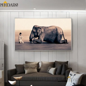 Traditional Religion, Animal Elephant, Landscape Living Room Family Decoration Canvas Painting Posters and Prints Wall Art Decor
Traditional Religion, Animal Elephant, Landscape Living Room Family Decoration Canvas Painting Posters and Prints Wall Art Decor
