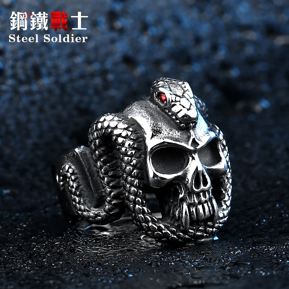 Steel soldier retro style steel ring devil skull punk ring stainless steel high quality men jewelry
Steel soldier retro style steel ring devil skull punk ring stainless steel high quality men jewelry