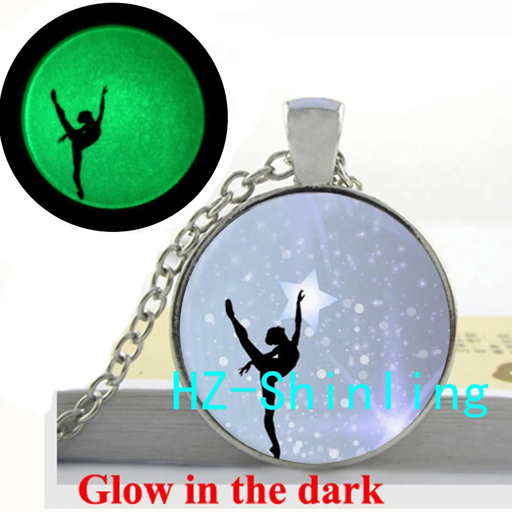 Glow in The Dark Ballerina Pendant Necklace Ballet Dance Jewelry Glowing Necklace Pendant Gymnastics Lovers Gifts
Glow in The Dark Ballerina Pendant Necklace Ballet Dance Jewelry Glowing Necklace Pendant Gymnastics Lovers Gifts