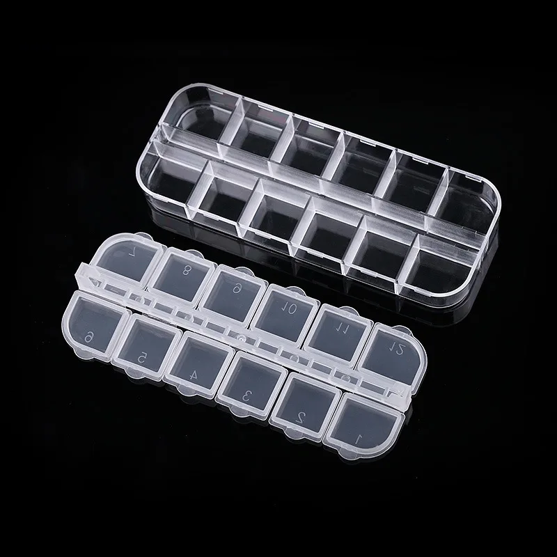 1Pc Nail Tool Drill Jewelry Box Storage 12 Grid Double Flip Top Box Alone Open Rhinestone Nail Art Equipment
1Pc Nail Tool Drill Jewelry Box Storage 12 Grid Double Flip Top Box Alone Open Rhinestone Nail Art Equipment