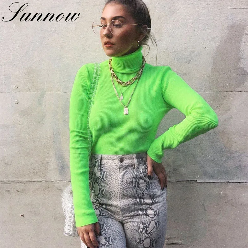 SUNNOW 2019 Spring New Sweatshirt Women Turtleneck Knitted Pullovers Female Long Sleeve Jumpers Ladies Tops Slim Bottoming
SUNNOW 2019 Spring New Sweatshirt Women Turtleneck Knitted Pullovers Female Long Sleeve Jumpers Ladies Tops Slim Bottoming