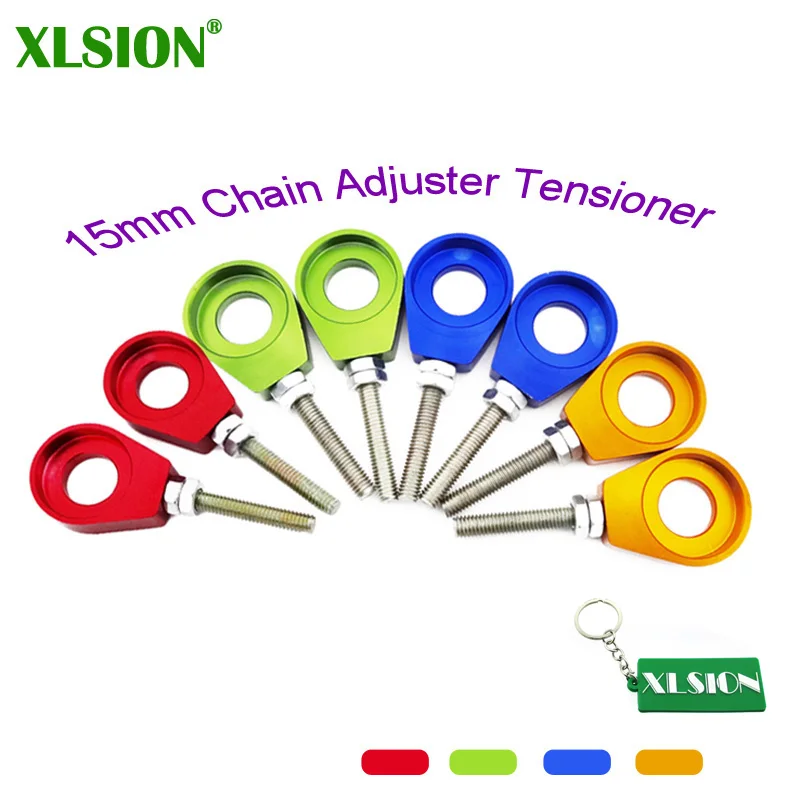 XLSION 15mm Aluminum Pit Dirt Bike Axle Chain Tensioner Adjuster red/green/blue/gold
XLSION 15mm Aluminum Pit Dirt Bike Axle Chain Tensioner Adjuster red/green/blue/gold
