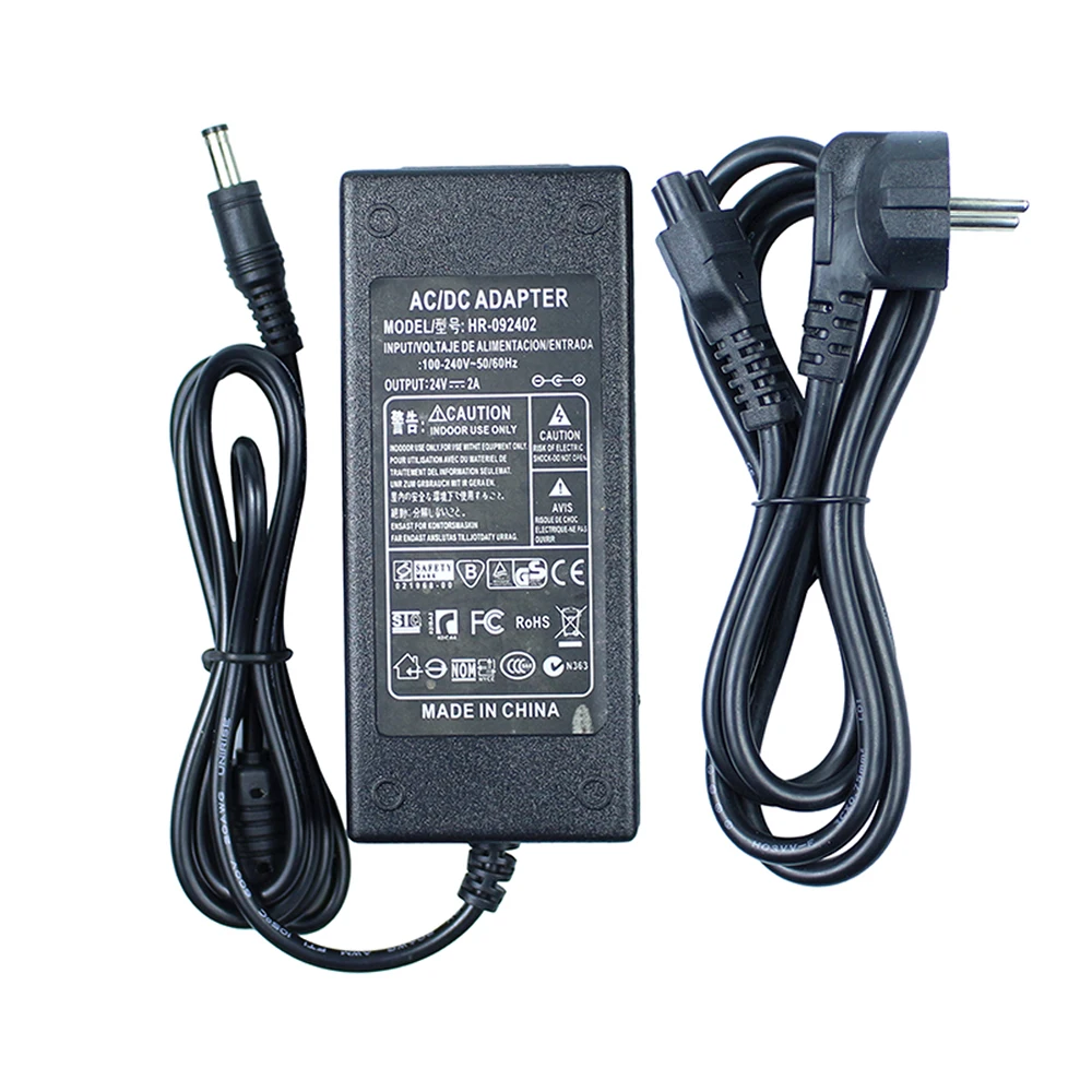 LEEDSUN AC100-240V to DC 24V 2A EU UK Plug AC/DC Power adapter charger Converter Adapter Power Supply for LED Strip Light CCTV
LEEDSUN AC100-240V to DC 24V 2A EU UK Plug AC/DC Power adapter charger Converter Adapter Power Supply for LED Strip Light CCTV