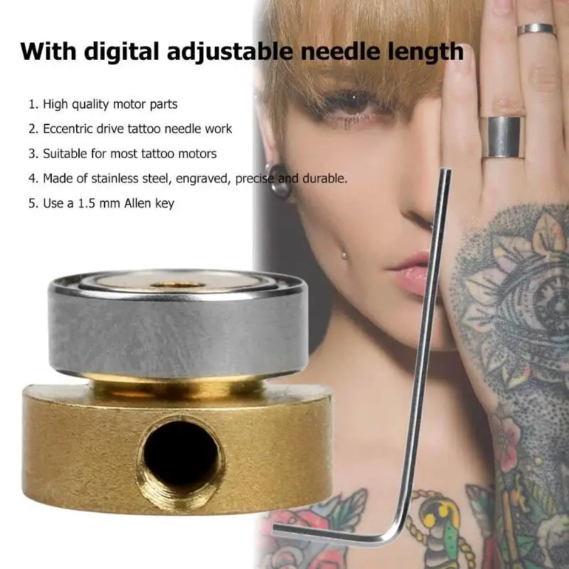 Cam Wheel with 1.5mm Hex Key Rotary Tattoo Machine Gun Liner Cam Wheel Replacement Bearing Accessories
Cam Wheel with 1.5mm Hex Key Rotary Tattoo Machine Gun Liner Cam Wheel Replacement Bearing Accessories