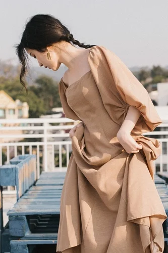 American Style Puff Sleeve Vintage Artistic Chic Women Dresses A-line Ankle-length Elegant Long Dress Palace Mori Girl Dresses
American Style Puff Sleeve Vintage Artistic Chic Women Dresses A-line Ankle-length Elegant Long Dress Palace Mori Girl Dresses