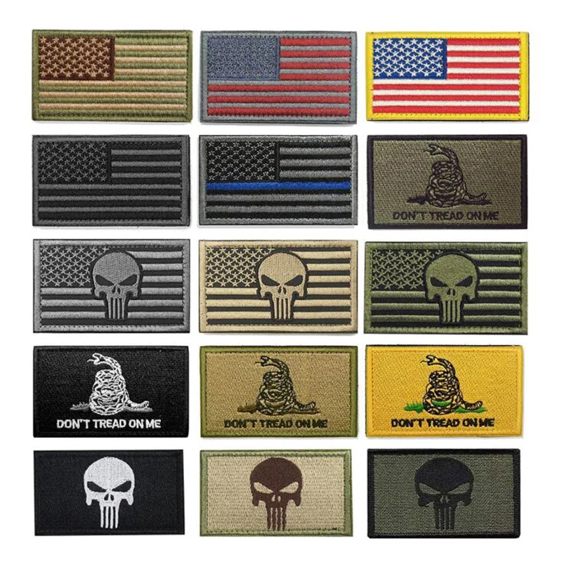 American Skull Embroidery Cloth Stickers Army Tactical Patch Backpack Hat Chapter Personality Military Icon Clothing Decoration
American Skull Embroidery Cloth Stickers Army Tactical Patch Backpack Hat Chapter Personality Military Icon Clothing Decoration