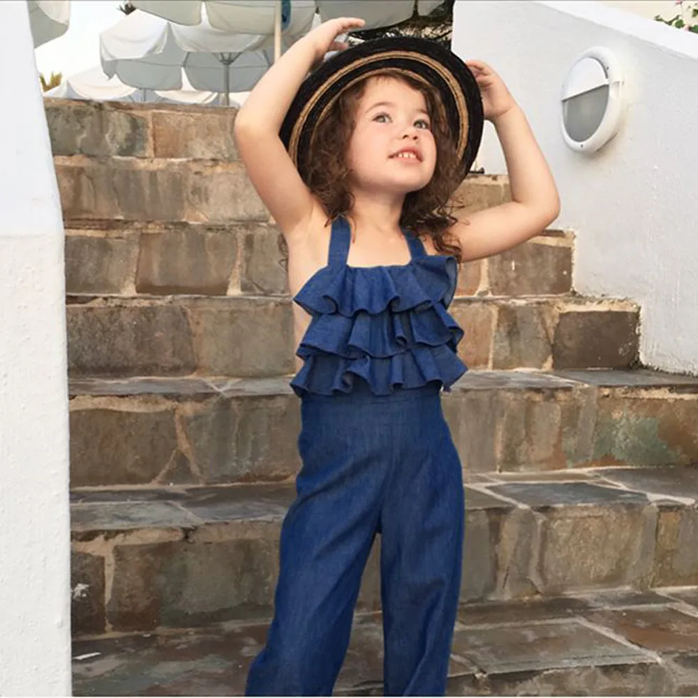 The New Fashion Baby Girls Clothes Denim Overall Jumpsuit Kids Baby Girls Sleeveless Backless Denim Overall Jumpsuit Pants
The New Fashion Baby Girls Clothes Denim Overall Jumpsuit Kids Baby Girls Sleeveless Backless Denim Overall Jumpsuit Pants