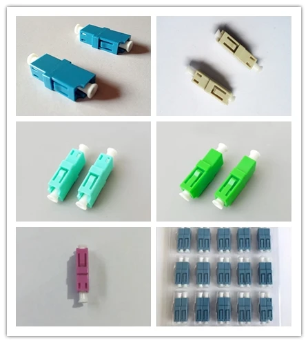LC fiber adapter Simplex SM MM APC Blue green gray plastic housing good quality optical fibre connector coupler factory ELINK
LC fiber adapter Simplex SM MM APC Blue green gray plastic housing good quality optical fibre connector coupler factory ELINK