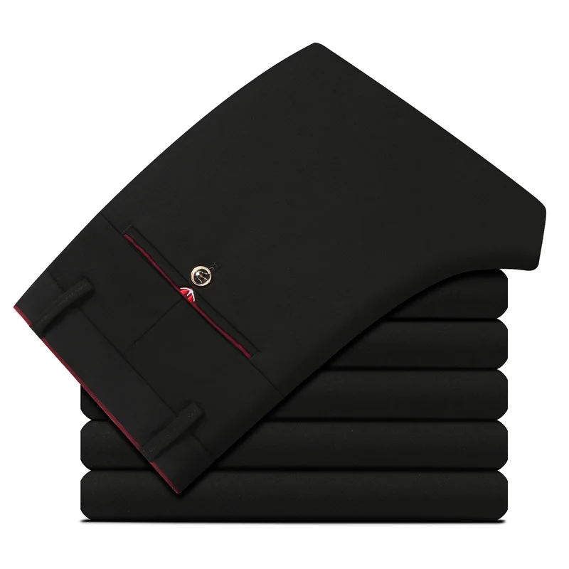 ICPANS Black Men Dress Ppants slim fit Suit Pants for Men Straight Stretch Basic Clasicc Black Mens Trousers Office
ICPANS Black Men Dress Ppants slim fit Suit Pants for Men Straight Stretch Basic Clasicc Black Mens Trousers Office