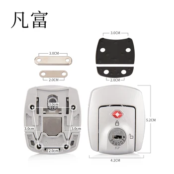 Luggage lock customs lock Anti-Theft Locks 3 digit code suitcase combinations suitcase equipment Aluminum frame lock combination
Luggage lock customs lock Anti-Theft Locks 3 digit code suitcase combinations suitcase equipment Aluminum frame lock combination