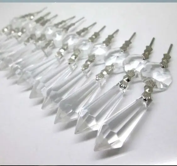 220pcs/lot 38mm Crystal Icicle Prism Pendant with Clear Octagon Beads Hanging Lighting Drops Free Shipping
220pcs/lot 38mm Crystal Icicle Prism Pendant with Clear Octagon Beads Hanging Lighting Drops Free Shipping