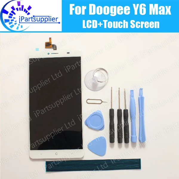 Doogee Y6 Max LCD Display+Touch Screen 100% Original LCD Digitizer Glass Panel Replacement For Doogee Y6 Max+tool+adhesive
Doogee Y6 Max LCD Display+Touch Screen 100% Original LCD Digitizer Glass Panel Replacement For Doogee Y6 Max+tool+adhesive