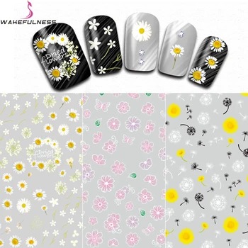 1Sheet Daisy Lavender 3D Nail Stickers Dandelion Flowers Adhesive Decals Set Nail Art Sticker Manicure Tips Decorations
1Sheet Daisy Lavender 3D Nail Stickers Dandelion Flowers Adhesive Decals Set Nail Art Sticker Manicure Tips Decorations