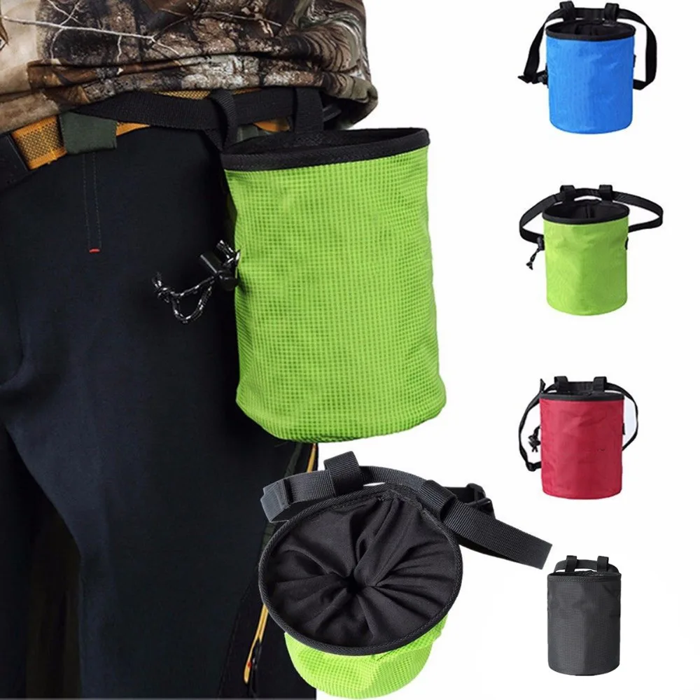 Adjustable Waist Belt Chalk Bag Magnesium Powder Storage Pouch for Rock Climbing Gym with Drawstring
Adjustable Waist Belt Chalk Bag Magnesium Powder Storage Pouch for Rock Climbing Gym with Drawstring