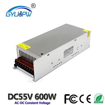 Best quality DC55V 11A 600W Switching Power Supply AC220V Input to DC 55V Output Power Source for CNC Machinery Stepper Motor
Best quality DC55V 11A 600W Switching Power Supply AC220V Input to DC 55V Output Power Source for CNC Machinery Stepper Motor