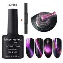 Manque de paillettes vernis à ongles 5D ongle Gel aimant brillant chat oeil Gel Nail Art UV LED Gel aimant tranche ensemble décoration de mode(China)