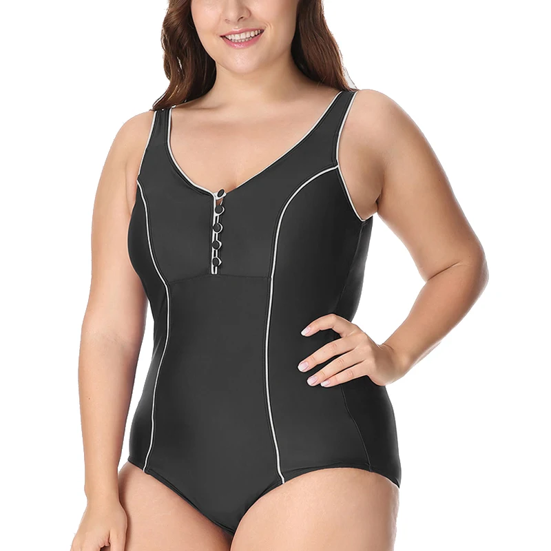 Women's One Piece Swimwear Plus Size Built-in Cup Deep-V Swimsuit Bathing Suits S~7XL
Women's One Piece Swimwear Plus Size Built-in Cup Deep-V Swimsuit Bathing Suits S~7XL