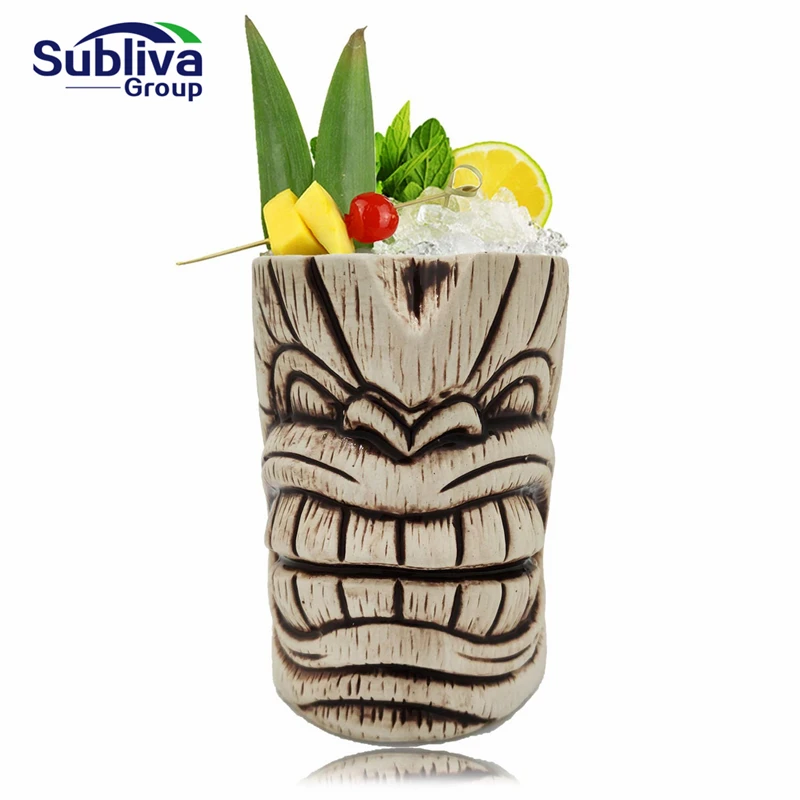 450ml Hawaii Tiki Mugs Cocktail Cup Beer Beverage Mug Wine Mug Ceramic Easter Islander Tiki Mug Bar Tool
450ml Hawaii Tiki Mugs Cocktail Cup Beer Beverage Mug Wine Mug Ceramic Easter Islander Tiki Mug Bar Tool