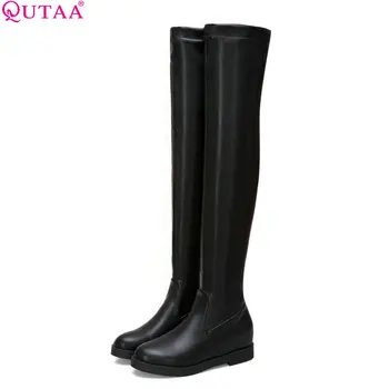 QUTAA 2019 Pu Leather Women Over The Knee High Boots Fashion Women Shoes Winter Boots Round Toe Casual Women Boots Size 34-43
QUTAA 2019 Pu Leather Women Over The Knee High Boots Fashion Women Shoes Winter Boots Round Toe Casual Women Boots Size 34-43