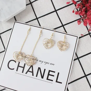 Free shipping ladies fashion jewelry trend heart-shaped metal chain girls accessories short section short section earrings
Free shipping ladies fashion jewelry trend heart-shaped metal chain girls accessories short section short section earrings