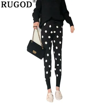 RUGOD Korean women pants trousers full length spotted elastic waist casual korean style streetwear vintage modis pantalon mujer
RUGOD Korean women pants trousers full length spotted elastic waist casual korean style streetwear vintage modis pantalon mujer