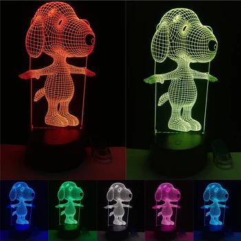 Lovely Cartoon Doggy Illusion USB Touch Dimming 7 Color Gradient LED Gradient Perspective Night Light Lamp Child Birthday Gift
Lovely Cartoon Doggy Illusion USB Touch Dimming 7 Color Gradient LED Gradient Perspective Night Light Lamp Child Birthday Gift