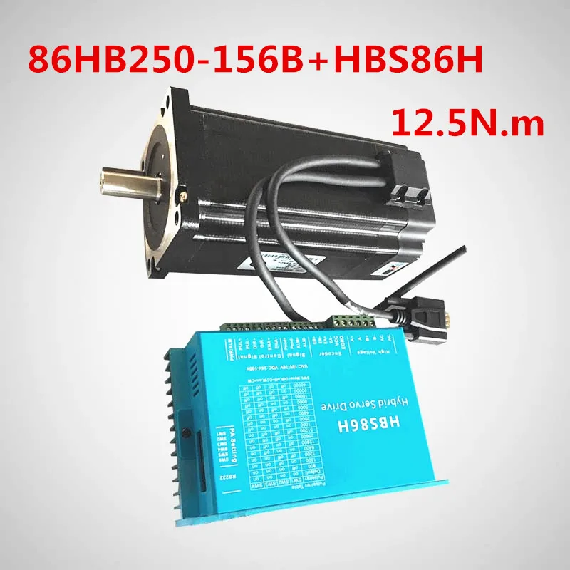 Free shipping Nema 34 12.5N.m Closed Loop Stepper Motor Kit Servo Driver HBS86H + 86HB250-156B 86 2 Phase Stepper Motor
Free shipping Nema 34 12.5N.m Closed Loop Stepper Motor Kit Servo Driver HBS86H + 86HB250-156B 86 2 Phase Stepper Motor
