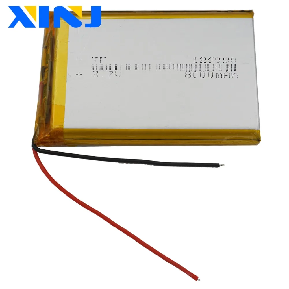 XINJ 3.7V 8000mAh Li Polymer Battery 126090 For PSP GPS DIY ipod PAD MID Portable DVD LED Power bank Tablet PC IPTV Doll Machine 
XINJ 3.7V 8000mAh Li Polymer Battery 126090 For PSP GPS DIY ipod PAD MID Portable DVD LED Power bank Tablet PC IPTV Doll Machine