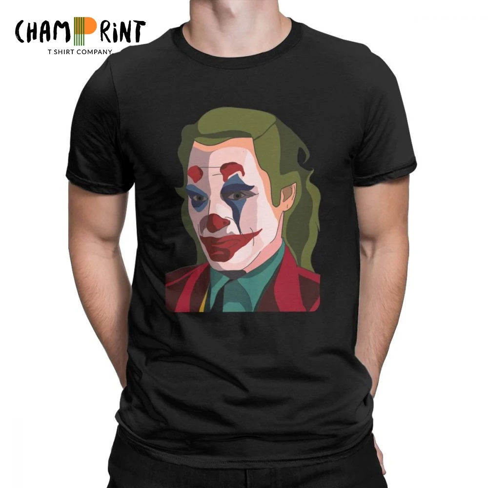 Novelty Joaquin Phoenix Joker T-Shirts Men 100% Cotton Suicide Squad T Shirt Arthur Fleck Villain Tees Big Size Superhero Tops
Novelty Joaquin Phoenix Joker T-Shirts Men 100% Cotton Suicide Squad T Shirt Arthur Fleck Villain Tees Big Size Superhero Tops