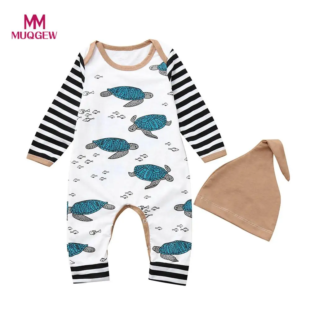 Newborn Baby Rompers Baby Boy Girl Tortoise Striped Kids Infant Romper Jumpsuit +Hat 2pcs Autumn Winter Warm Clothes Set
Newborn Baby Rompers Baby Boy Girl Tortoise Striped Kids Infant Romper Jumpsuit +Hat 2pcs Autumn Winter Warm Clothes Set