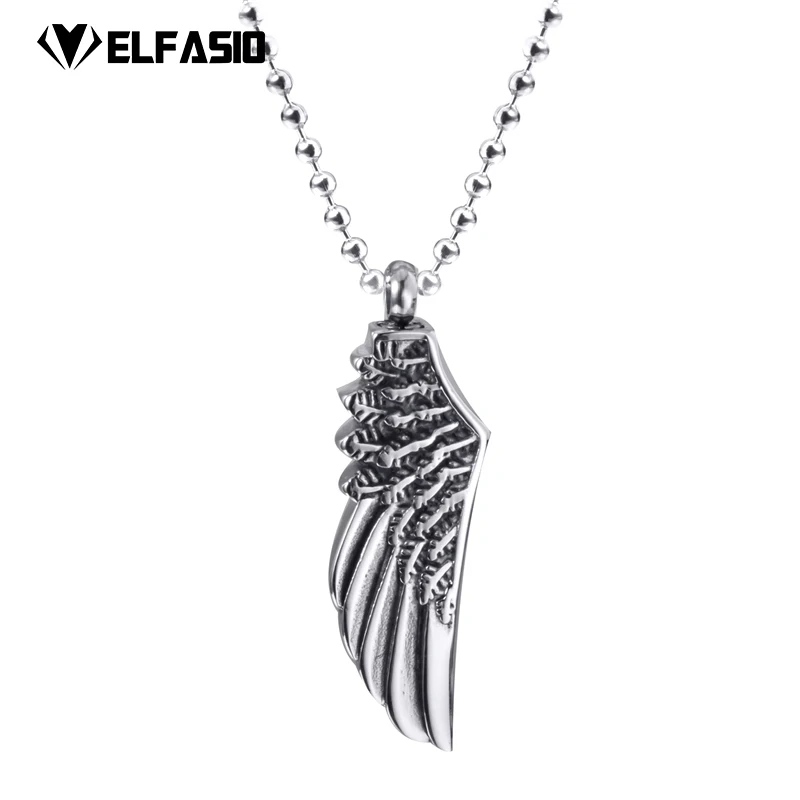 Womens Stainless Steel Pendant Necklace Feather Wing Keepsake Memorial urn pendants for ash Chain Jewelry Set
Womens Stainless Steel Pendant Necklace Feather Wing Keepsake Memorial urn pendants for ash Chain Jewelry Set