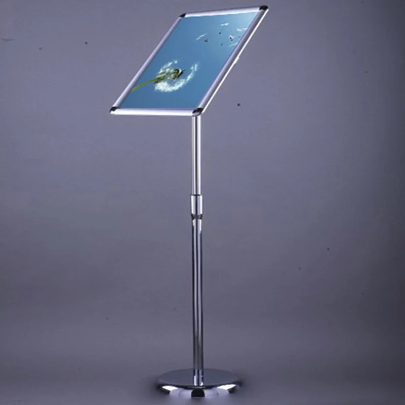 A2 Adjustable Pedestal Floor Stand Led Light Box with Snap-Open Frame ,Floor Aluminum Clip Led Light Pockets
A2 Adjustable Pedestal Floor Stand Led Light Box with Snap-Open Frame ,Floor Aluminum Clip Led Light Pockets