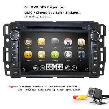 For Chevrolet Silverado 2007-2012 7" 2Din Touch Car CD DVD Player Stereo GPS Navigation DAB SWC RDS AM/FM DTV MAP 3G TPMS Camera
For Chevrolet Silverado 2007-2012 7" 2Din Touch Car CD DVD Player Stereo GPS Navigation DAB SWC RDS AM/FM DTV MAP 3G TPMS Camera