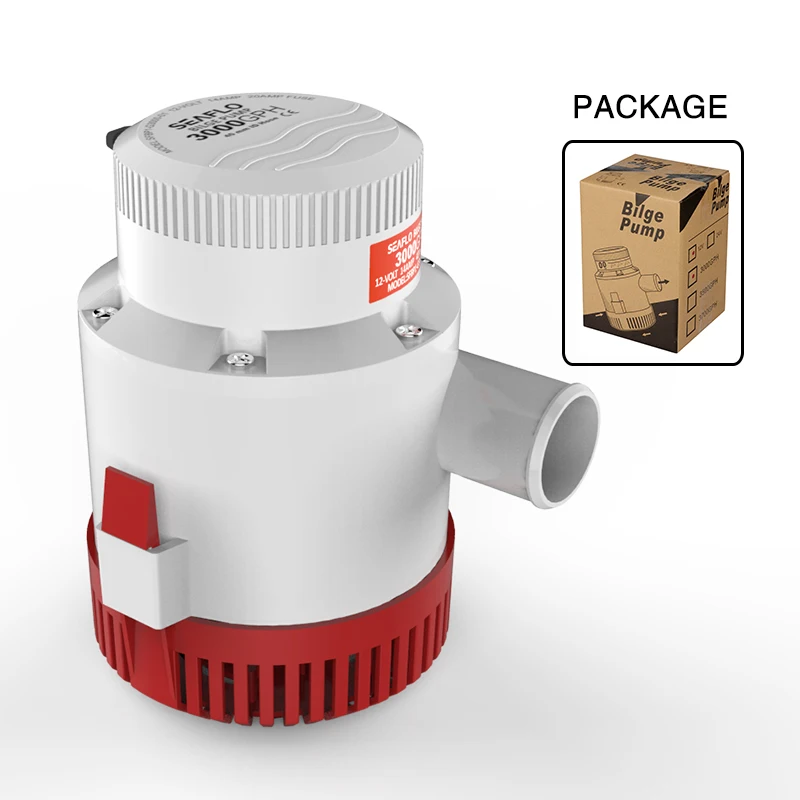 SEAFLO High Flow 3000 GPH RV Water Pump for Boat Marine Kayak Submersible Pumps
SEAFLO High Flow 3000 GPH RV Water Pump for Boat Marine Kayak Submersible Pumps