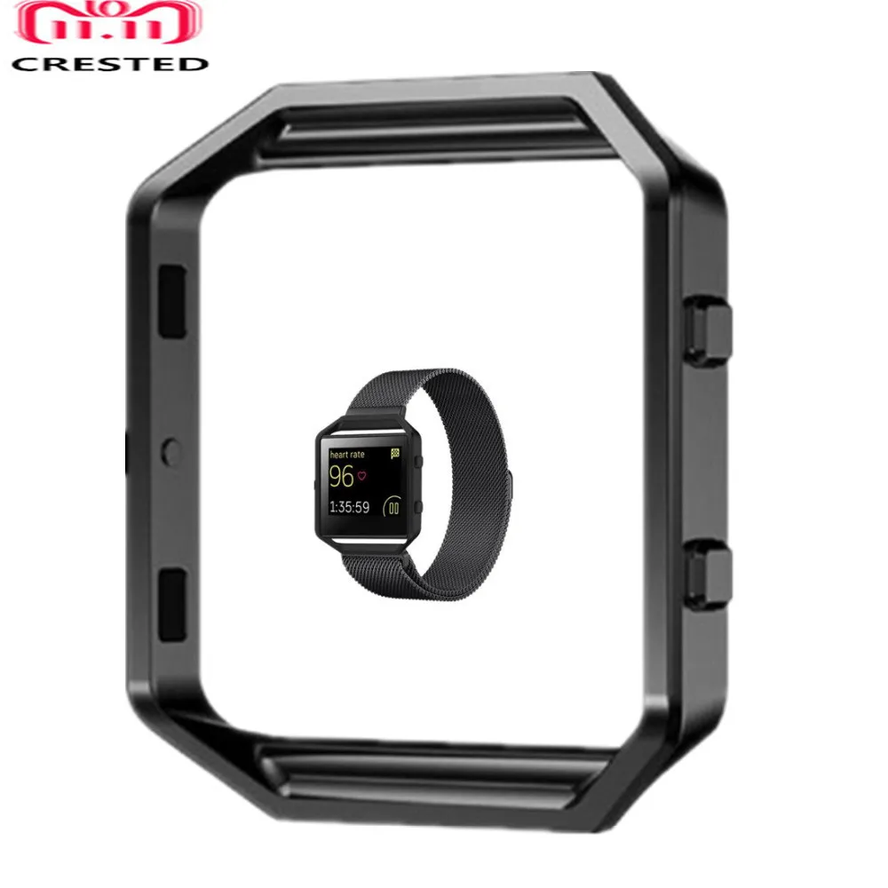 CRESTED Frame Case Cover Shell For Fitbit Blaze Stainless Steel Replacement case Activity Tracker Smart Watch Accessories
CRESTED Frame Case Cover Shell For Fitbit Blaze Stainless Steel Replacement case Activity Tracker Smart Watch Accessories