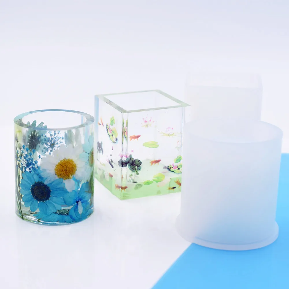 SNASAN Pen container Silicone Mold for Jewelry Making Resin Silicone Mould tool handmade DIY epoxy resin molds
SNASAN Pen container Silicone Mold for Jewelry Making Resin Silicone Mould tool handmade DIY epoxy resin molds