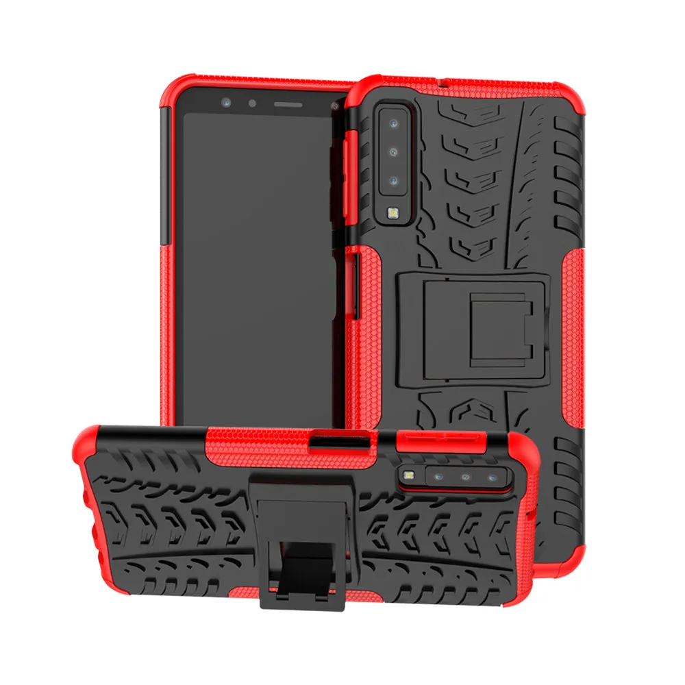 For Samsung A7 2018 Cover Soft Rubber & Hybrid Platic Case For Samsung A7 2018 Mobile Phone cases with Holder Stand Capa coque
For Samsung A7 2018 Cover Soft Rubber & Hybrid Platic Case For Samsung A7 2018 Mobile Phone cases with Holder Stand Capa coque