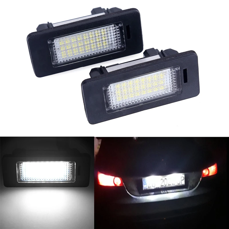 1 Pair LED License Plate Light for BMW Error Free 12V 6000K White For BMW E39 E60 E82 E90 E92 E93 M3 E39 E60 E70 X5 E60 E61 M5
1 Pair LED License Plate Light for BMW Error Free 12V 6000K White For BMW E39 E60 E82 E90 E92 E93 M3 E39 E60 E70 X5 E60 E61 M5