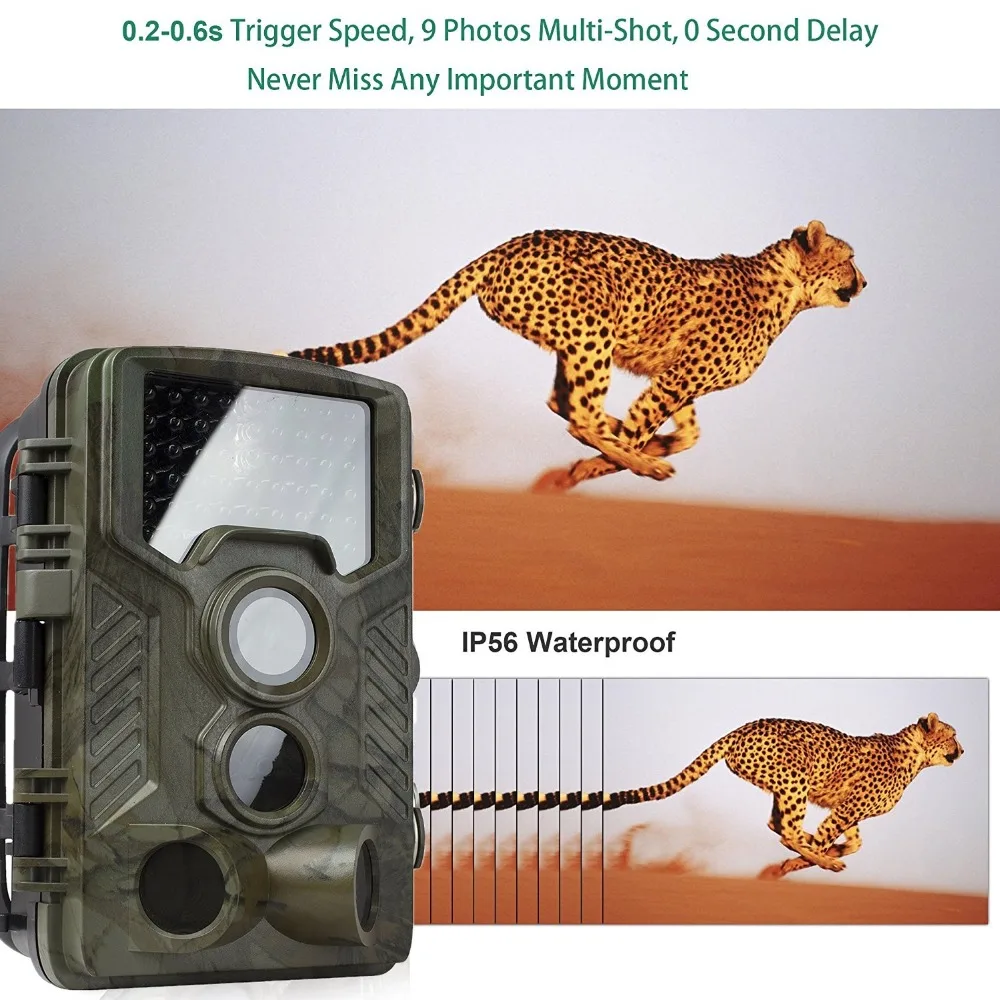 Wildlife Trail Photo Trap Hunting Camera 12MP 1080P Night Vision Waterproof Video Recorder Camera for Farm Security Surveillance (13)