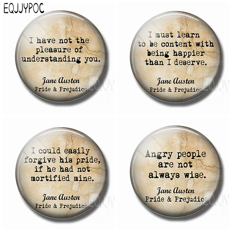 Jane Austen Quotes Fridge Magnet Whiteboard 30MM Glass Crystals Letters Magnetic Refrigerator Round Stickers Message Magnets
Jane Austen Quotes Fridge Magnet Whiteboard 30MM Glass Crystals Letters Magnetic Refrigerator Round Stickers Message Magnets