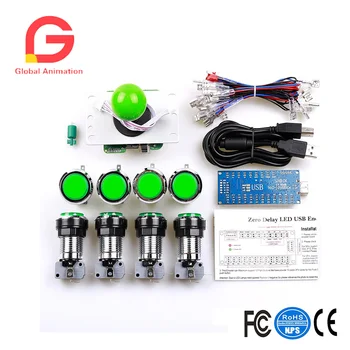 Zero Delay Pc Arcade Game DIY Parts Kit 1 X 5pin 8 Way Joystick + 8 X Chrome Illuminated Arcade Button With Microswitch
Zero Delay Pc Arcade Game DIY Parts Kit 1 X 5pin 8 Way Joystick + 8 X Chrome Illuminated Arcade Button With Microswitch