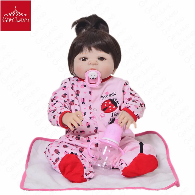 Reborn Baby Doll Bebe Reborn Full Silicone Handmade Bonecas Bed Time Playmate Newborn Princess Pink Baby Reborn Doll Best Gift
Reborn Baby Doll Bebe Reborn Full Silicone Handmade Bonecas Bed Time Playmate Newborn Princess Pink Baby Reborn Doll Best Gift