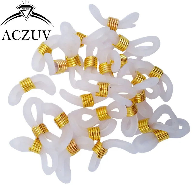 500pcs 20x5mm Gold Adjustable White Rubber Glasses Lanyard Cord Ends for Sunglass Eyeglass Chain Holder Accessories RGL005
500pcs 20x5mm Gold Adjustable White Rubber Glasses Lanyard Cord Ends for Sunglass Eyeglass Chain Holder Accessories RGL005