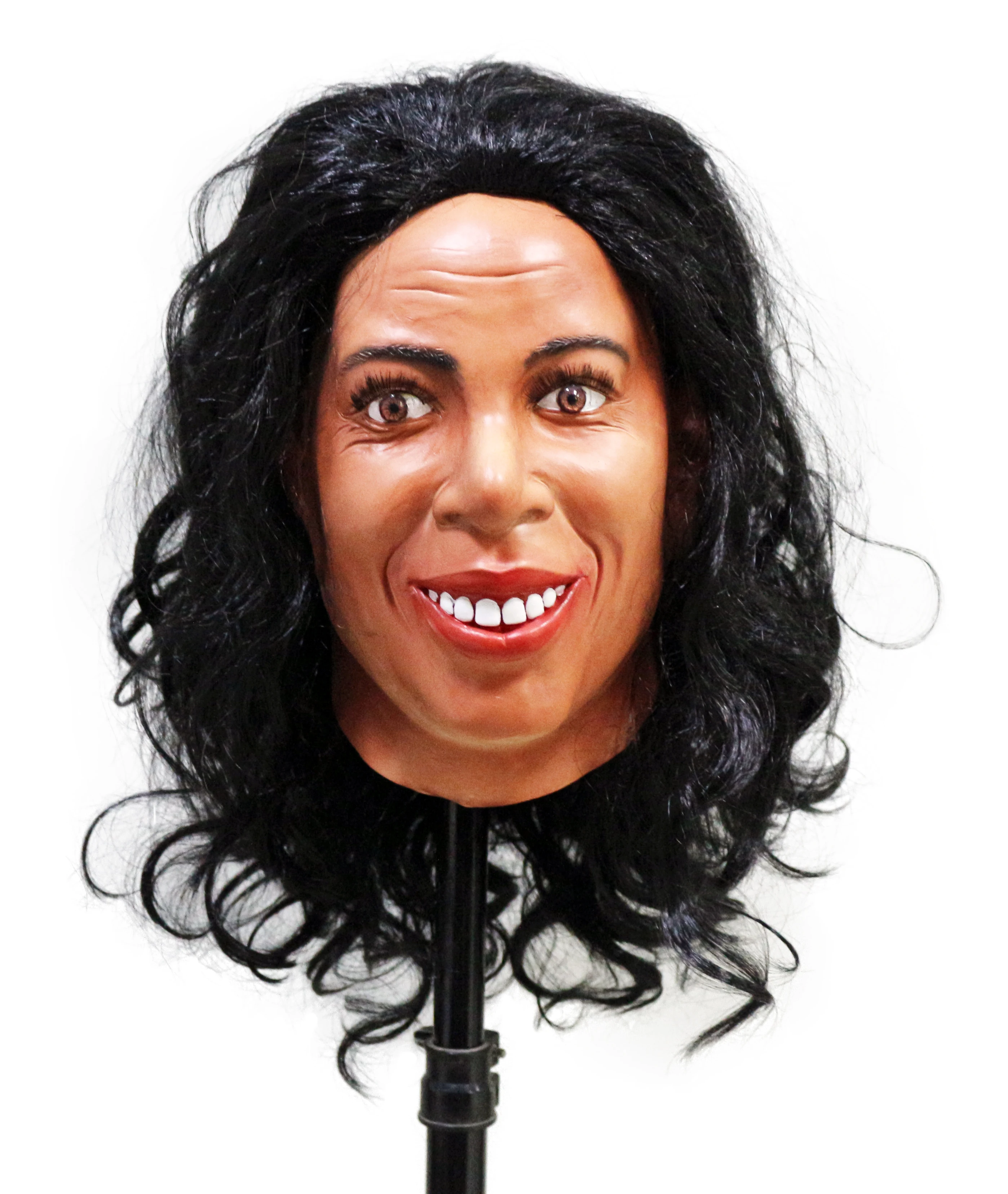 Realistic Lady with Black Wig Cross dressing Props Female Latex Mask Woman Face Crossdressing Sissy Costume
Realistic Lady with Black Wig Cross dressing Props Female Latex Mask Woman Face Crossdressing Sissy Costume