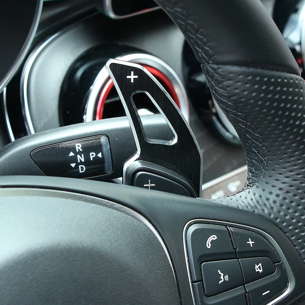 Aluminum Steering Wheel Shift Paddle Shifter Extension For Mercedes Benz C Class W205/E Class W213/GLC /GLE/CLA 2016-2017
Aluminum Steering Wheel Shift Paddle Shifter Extension For Mercedes Benz C Class W205/E Class W213/GLC /GLE/CLA 2016-2017